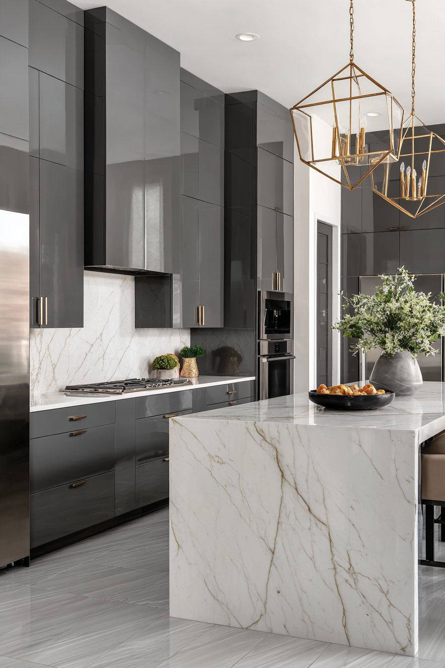 Contemporary Sophistication with Monochromatic Drama