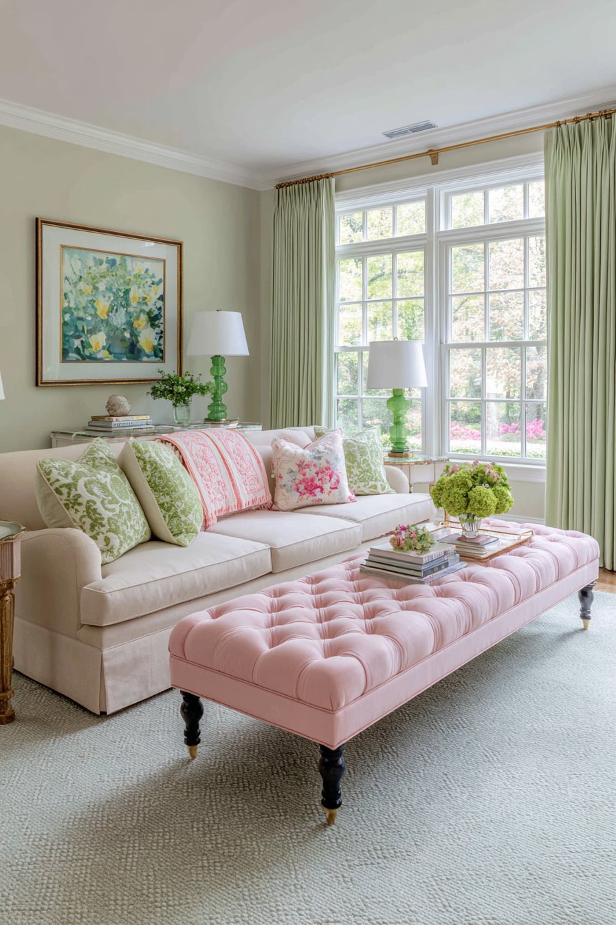 Gentle Harmony with Vintage Green Glass Accents