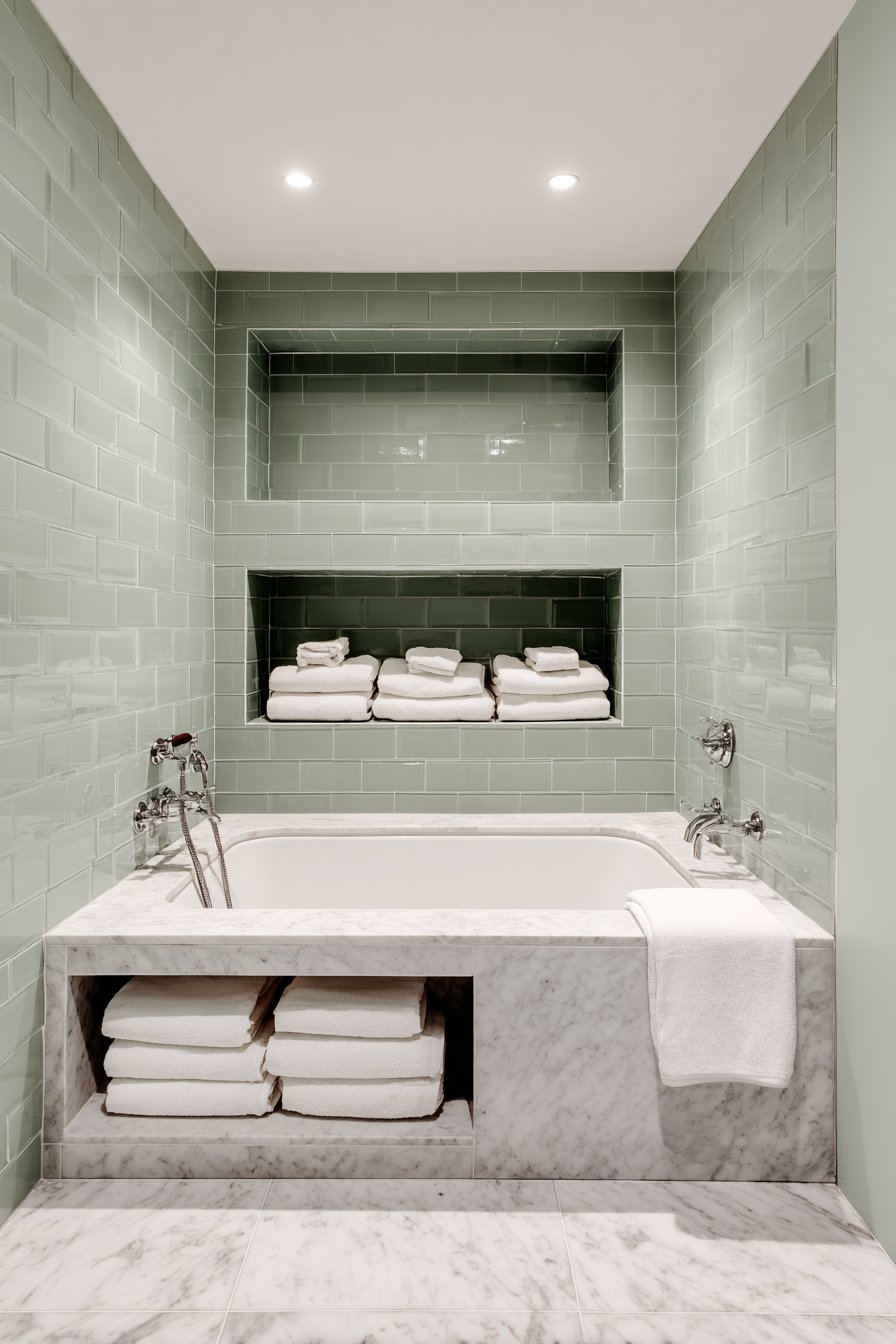 Built-In Alcove Tub Design