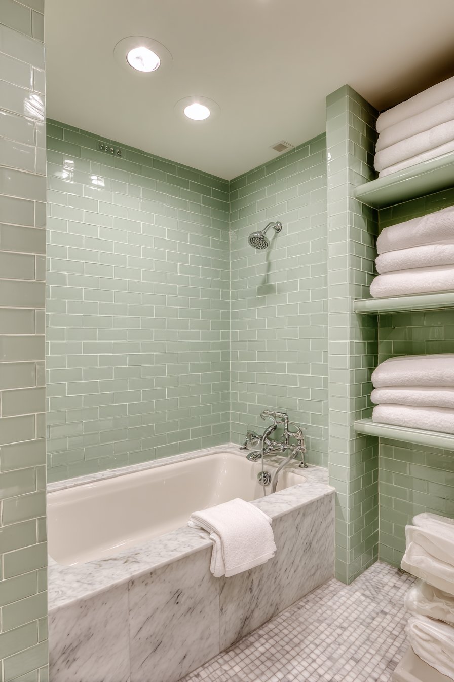 Built-In Alcove Tub Design