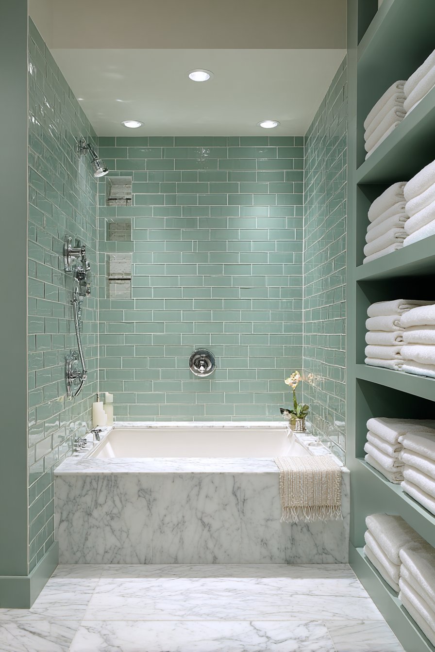 Built-In Alcove Tub Design