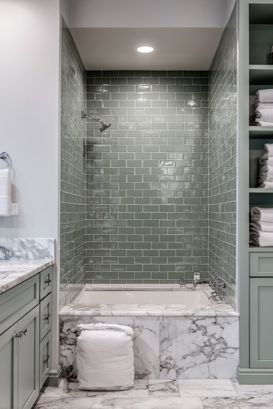 Built-In Alcove Tub Design