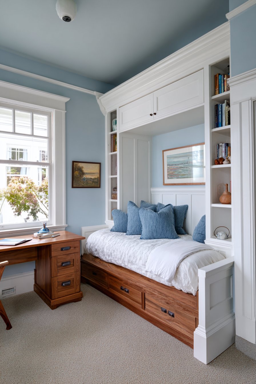 The Custom Carpentry Alcove Bedroom