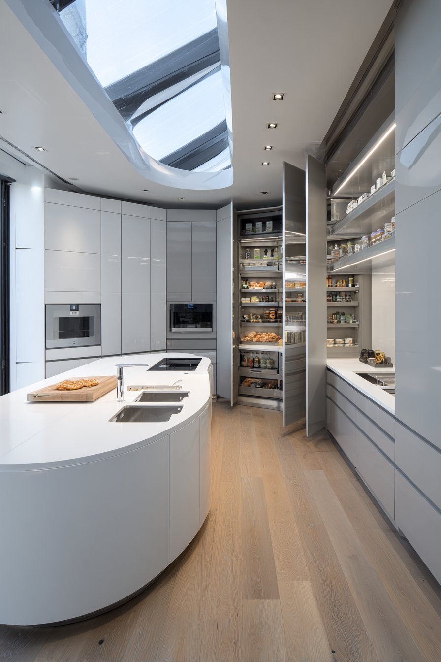 Organic Curves with Technological Integration