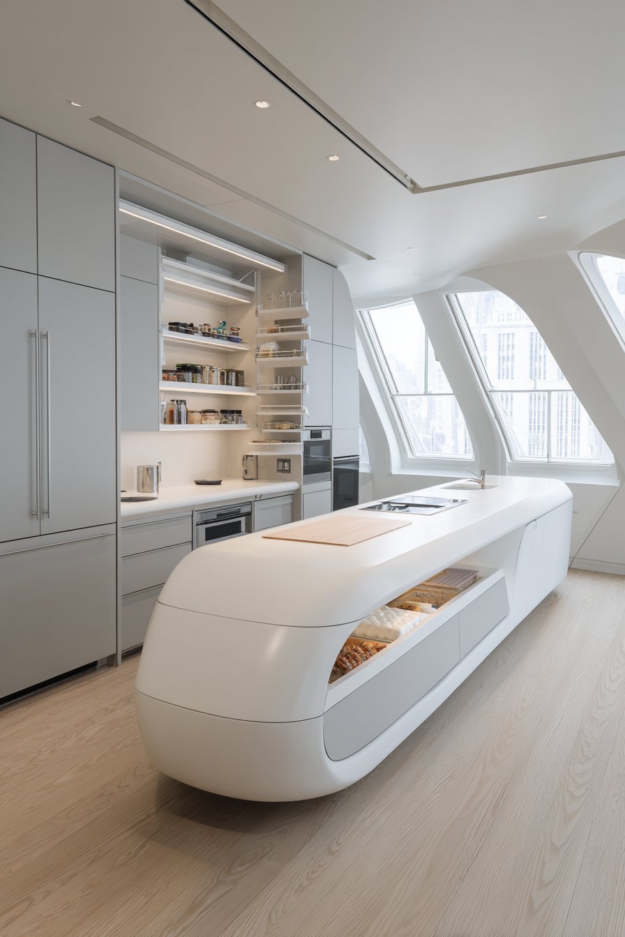 Organic Curves with Technological Integration