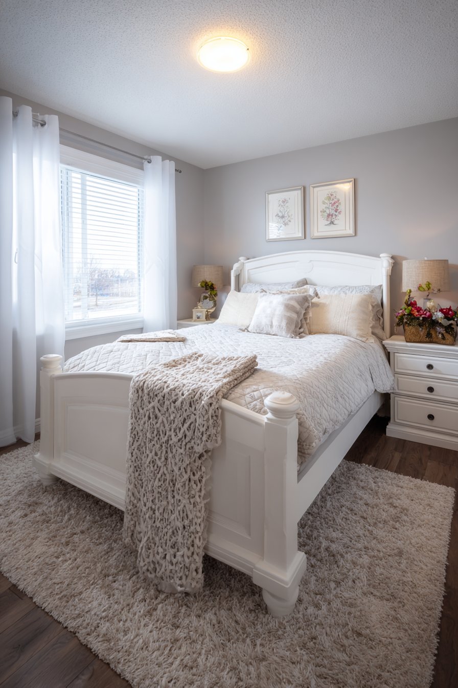 Guest Room Welcome with Classic Sleigh Sophistication