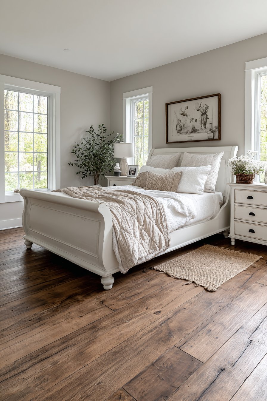 Guest Room Welcome with Classic Sleigh Sophistication