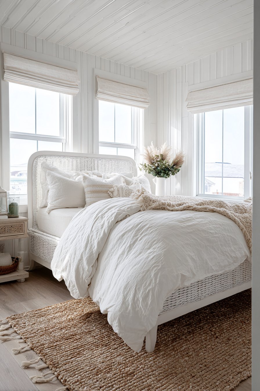 Coastal Breeze with Beadboard and Wicker Charm