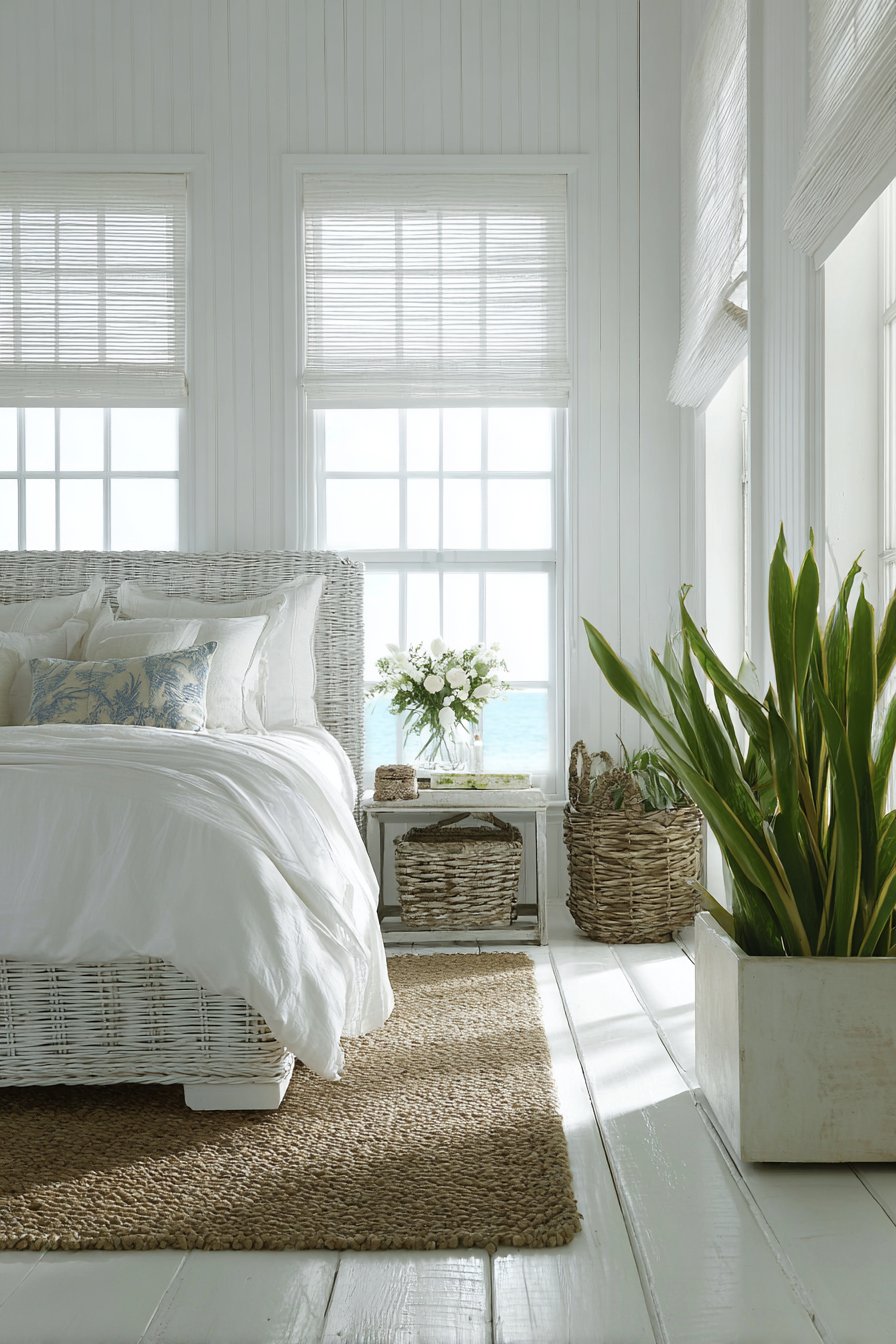 Coastal Breeze with Beadboard and Wicker Charm