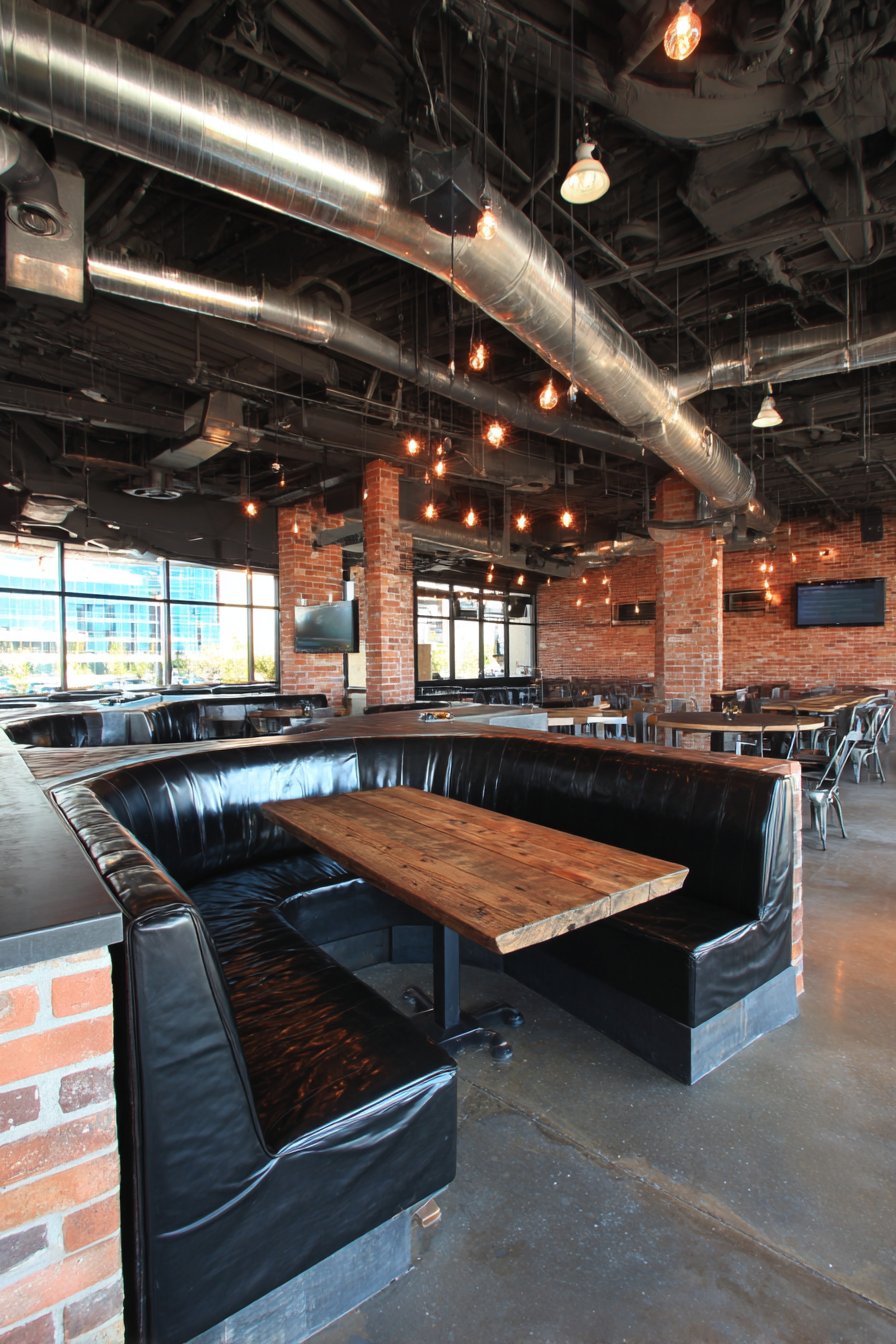 Industrial Urban Black Leather and Steel