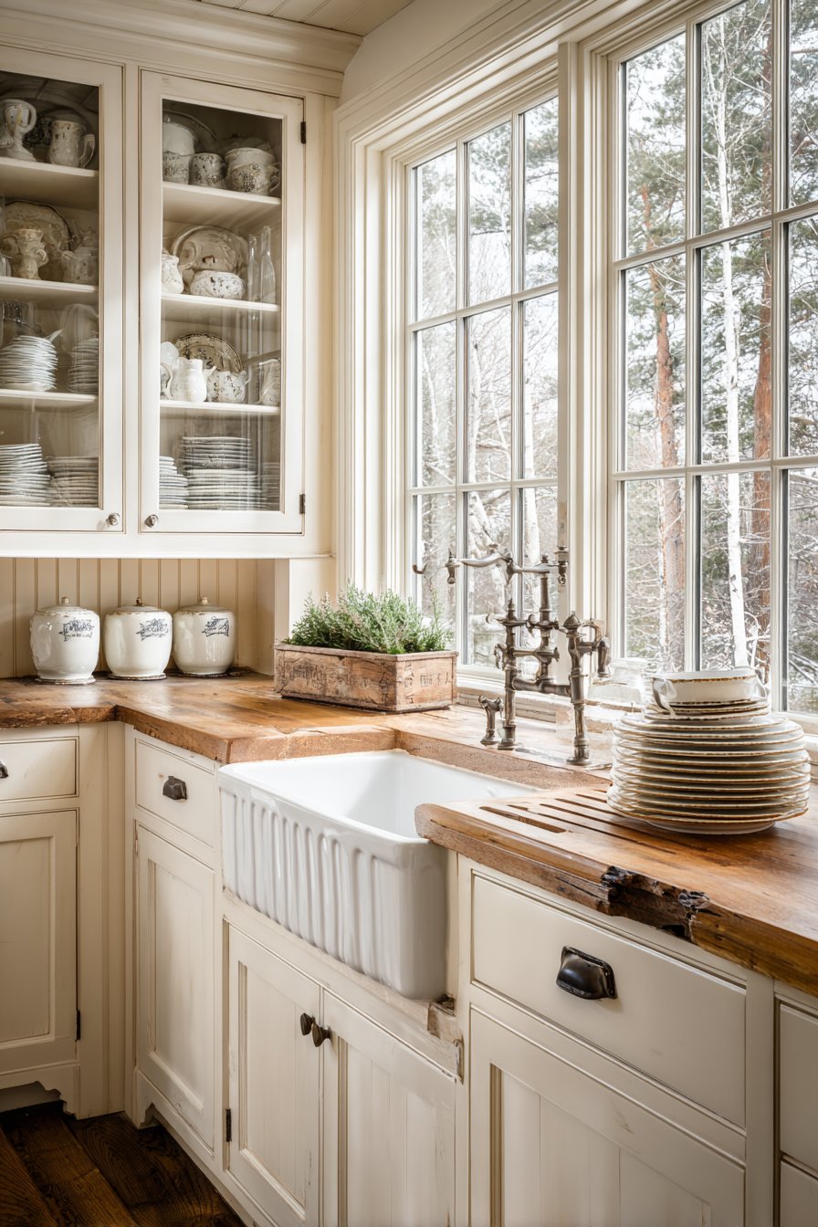 Classic Farmhouse Sink as Kitchen Heart