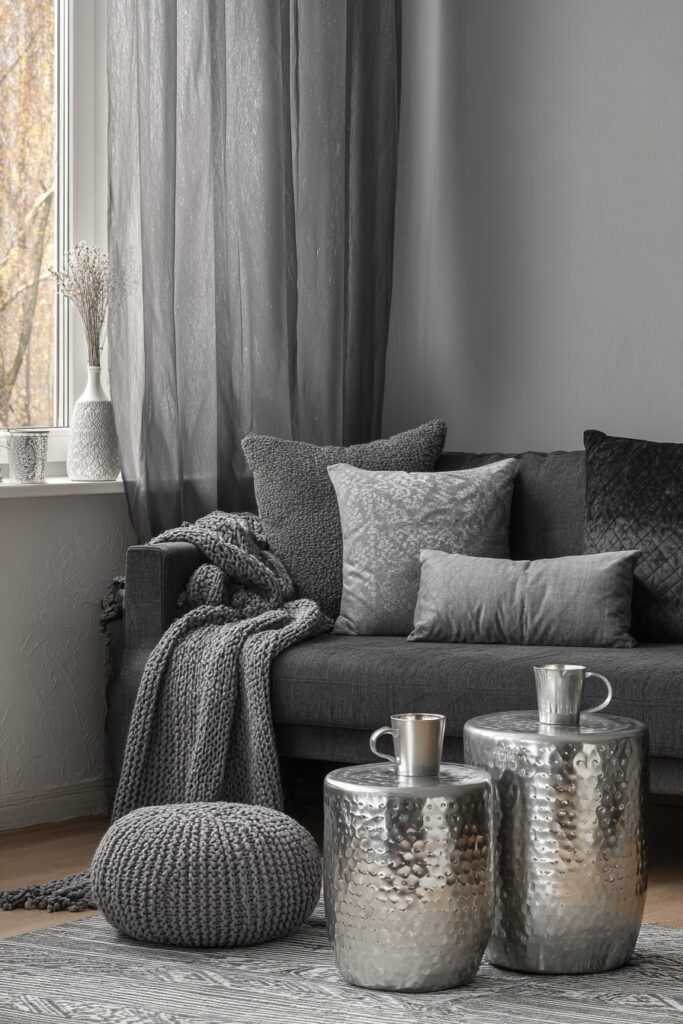 Sophisticated Monochromatic Grey Layering