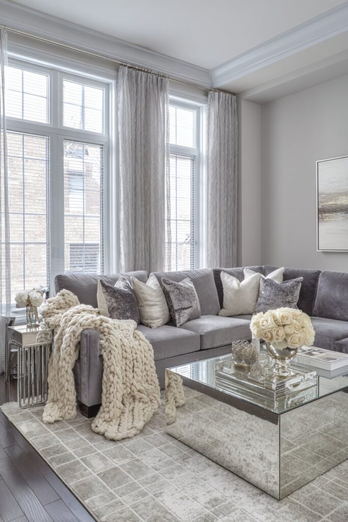 Sophisticated Monochromatic Grey Layering