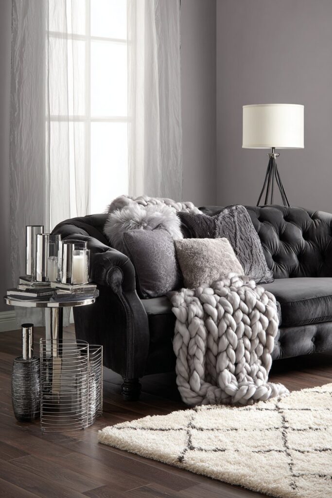 Sophisticated Monochromatic Grey Layering