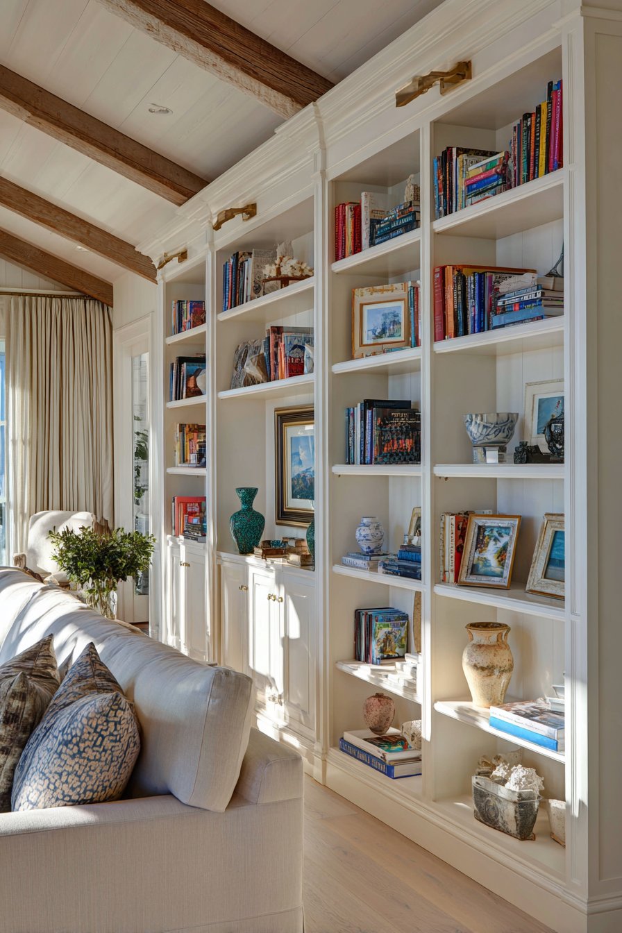 Traditional Floor-to-Ceiling Built-In Elegance