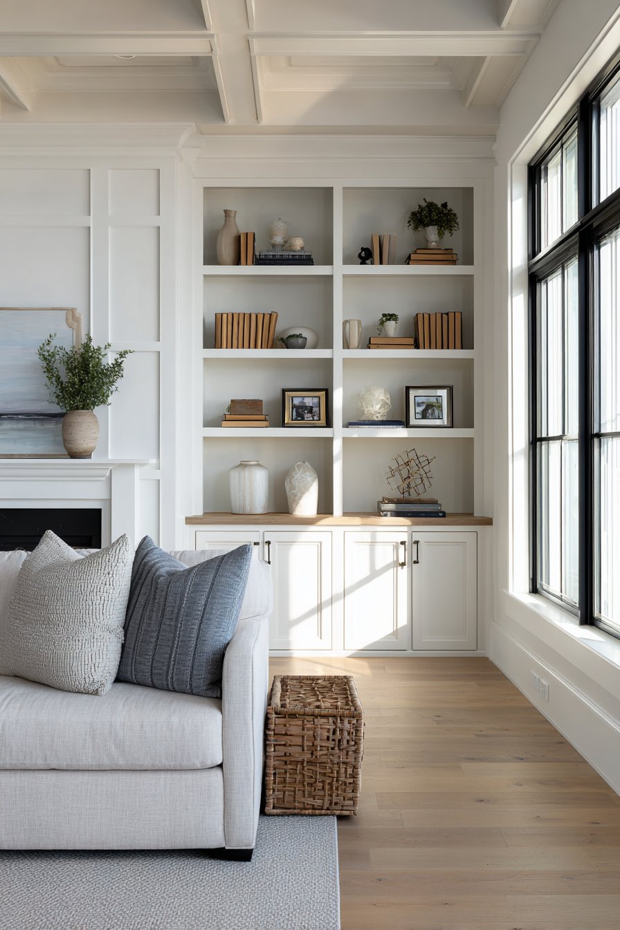 Traditional Floor-to-Ceiling Built-In Elegance