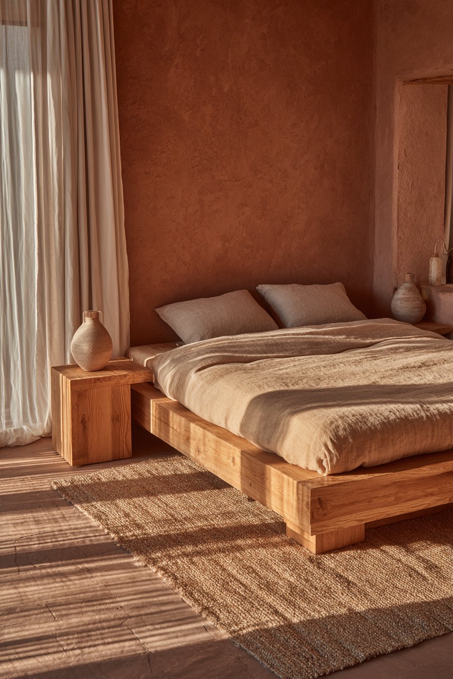 Terracotta Clay Plaster Sanctuary