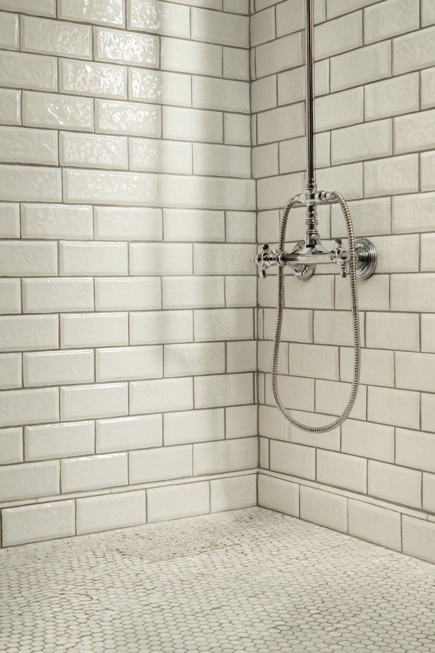 Classic Clawfoot Elegance with Marble Floors