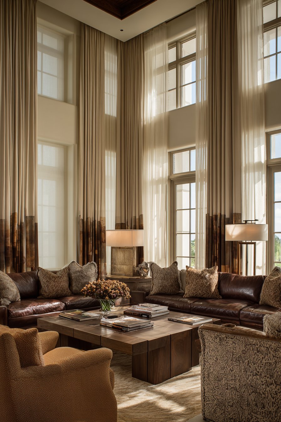 Rich Chocolate Leather Elegance