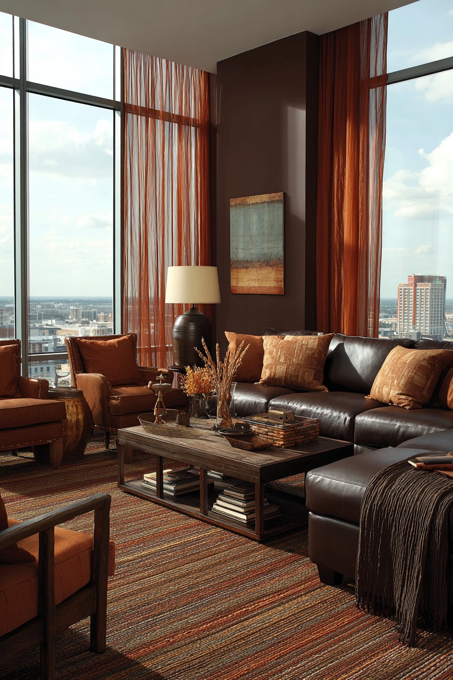 Rich Chocolate Leather Elegance