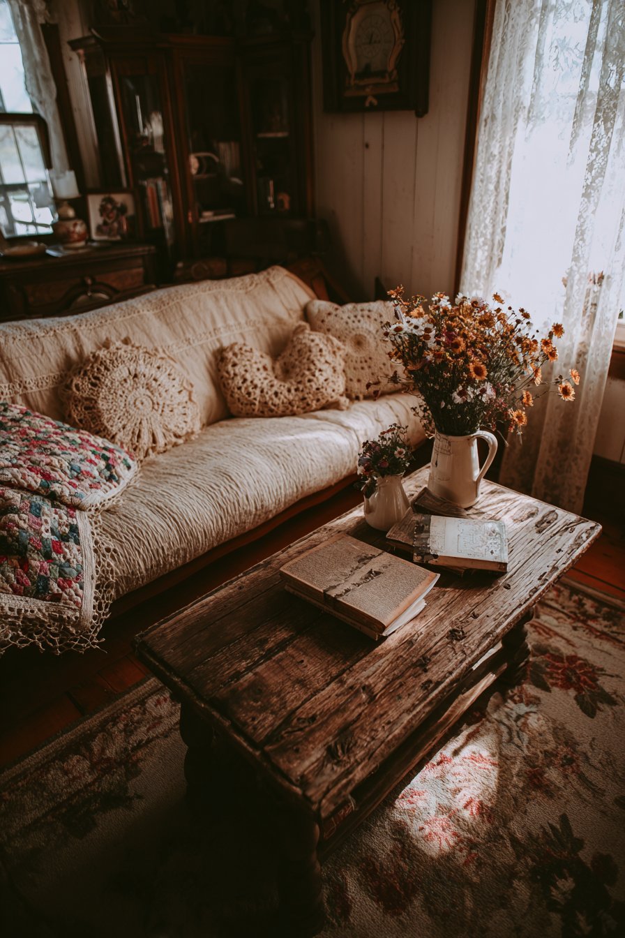 Vintage Charm with Handcrafted Comfort