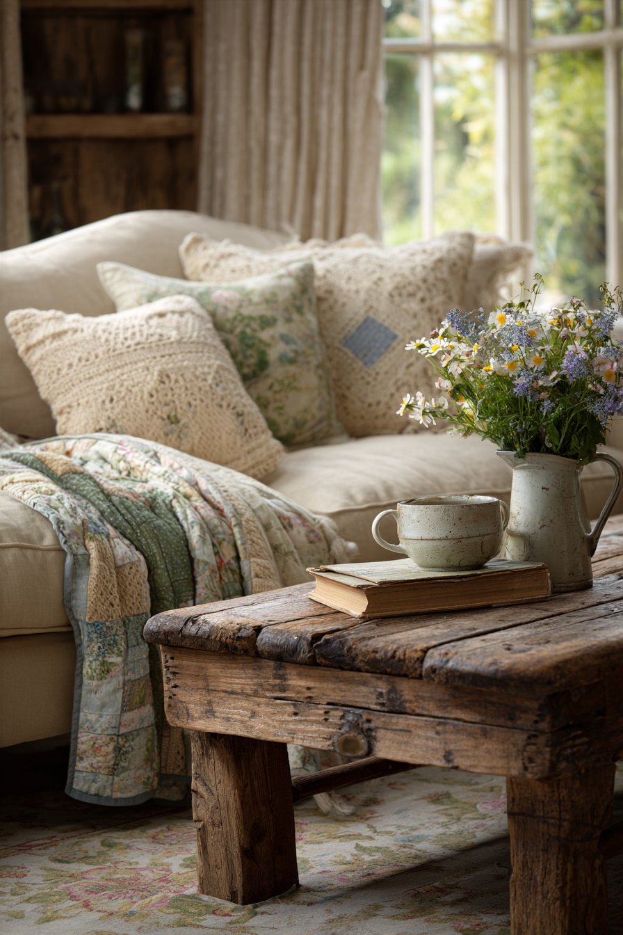 Vintage Charm with Handcrafted Comfort