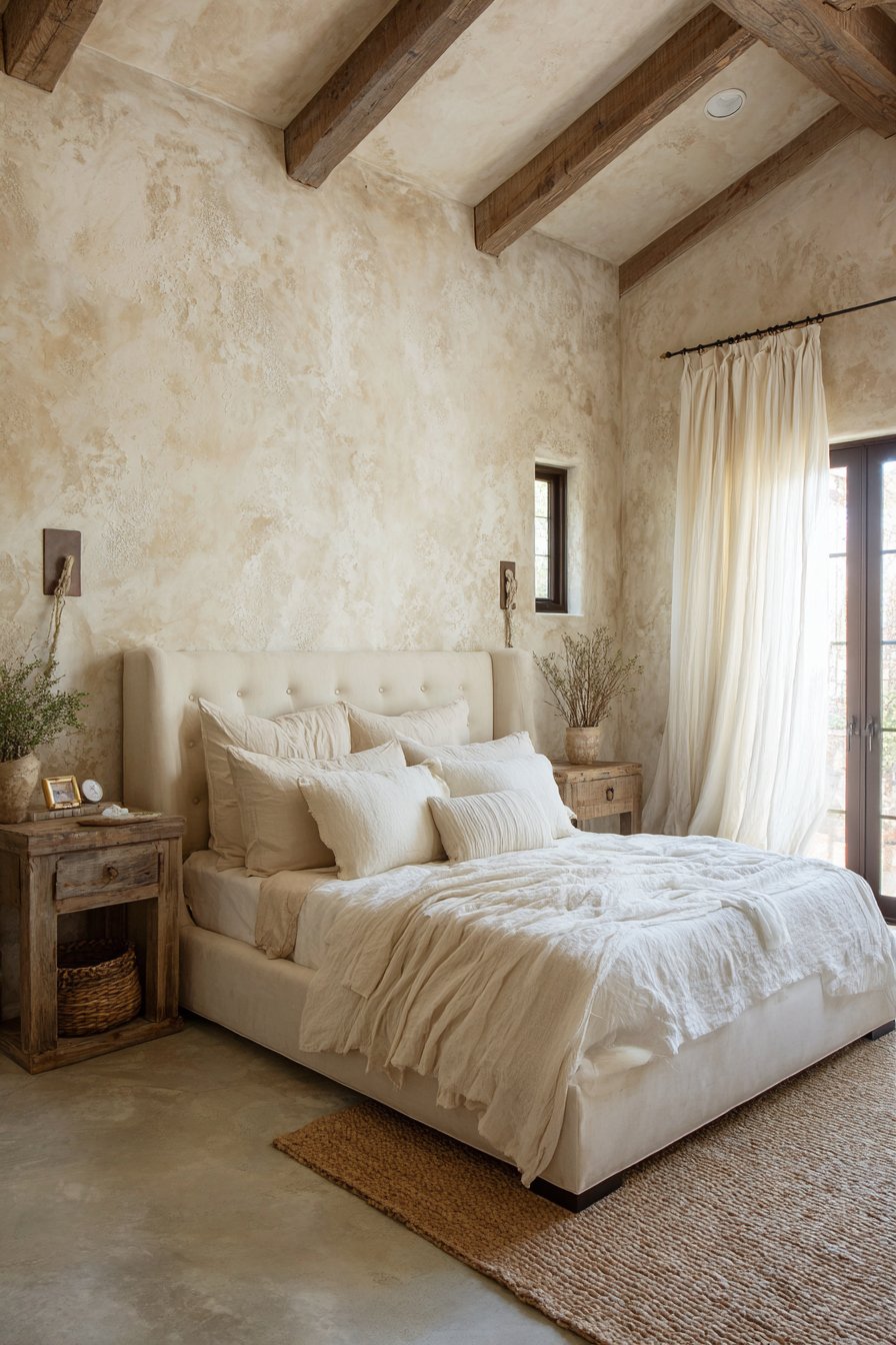 Serene Monochromatic Cream Sanctuary