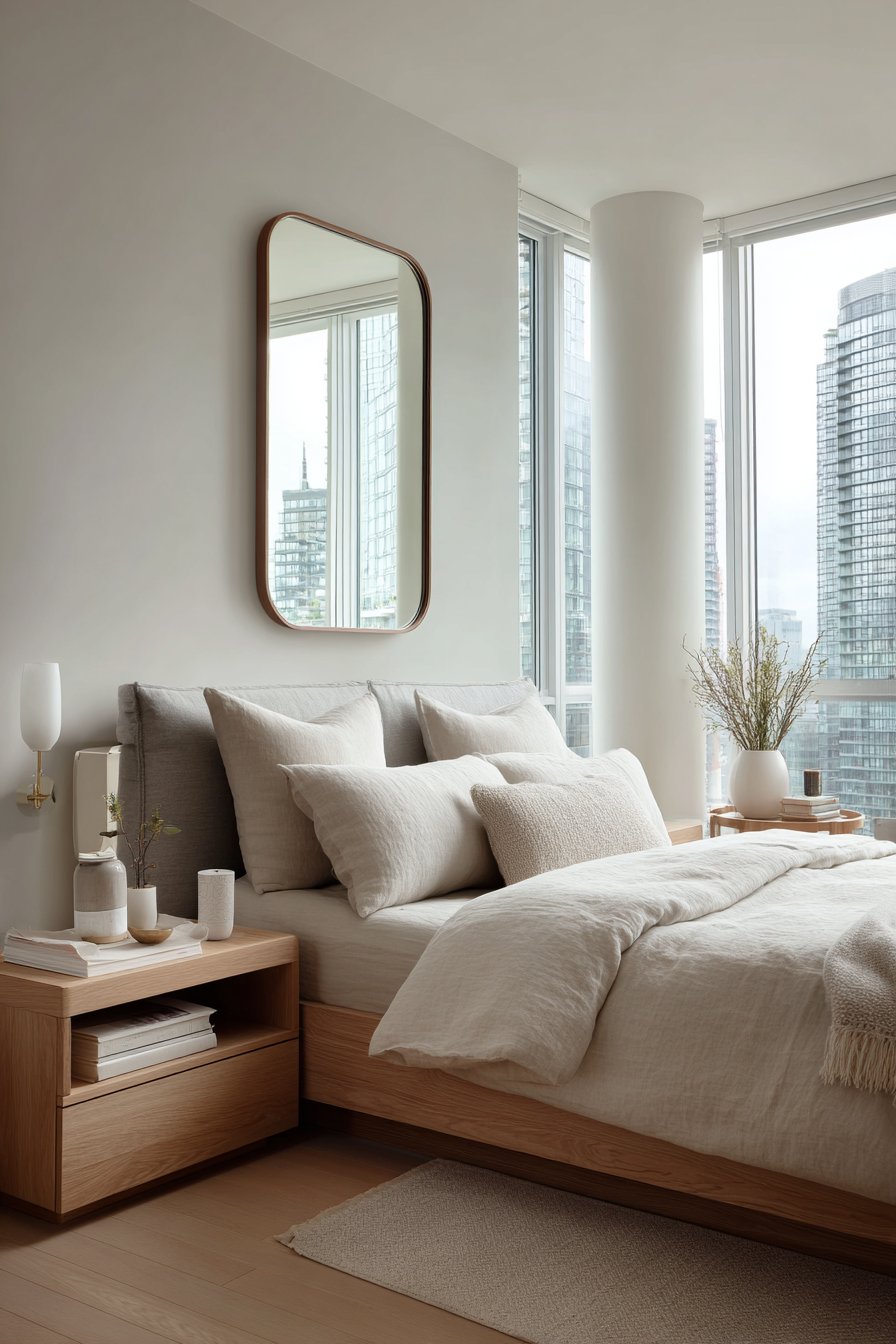 Platform Bed with Built-In Storage Solutions