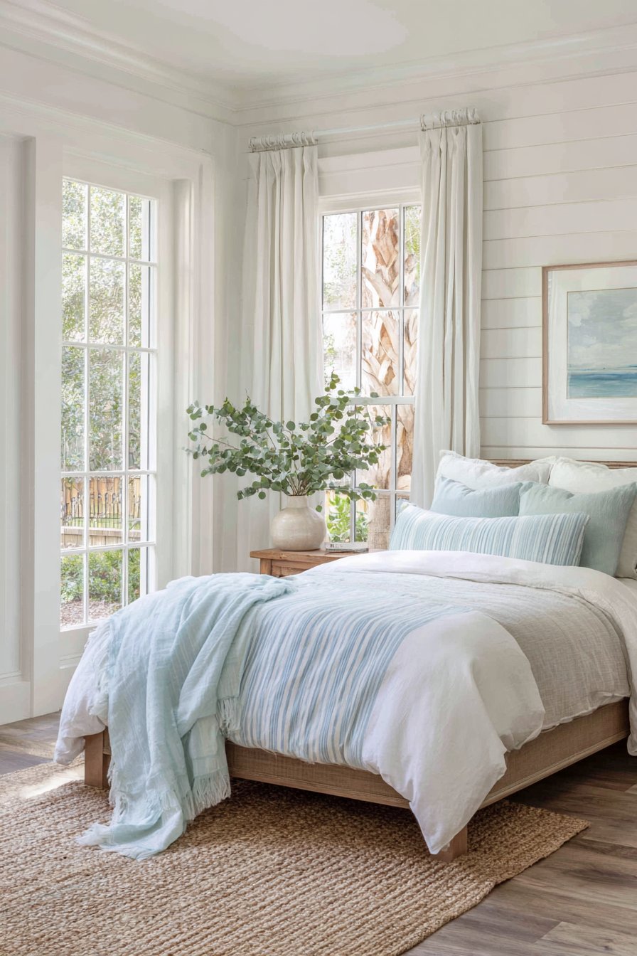 Bright and Airy Natural Oak Retreat