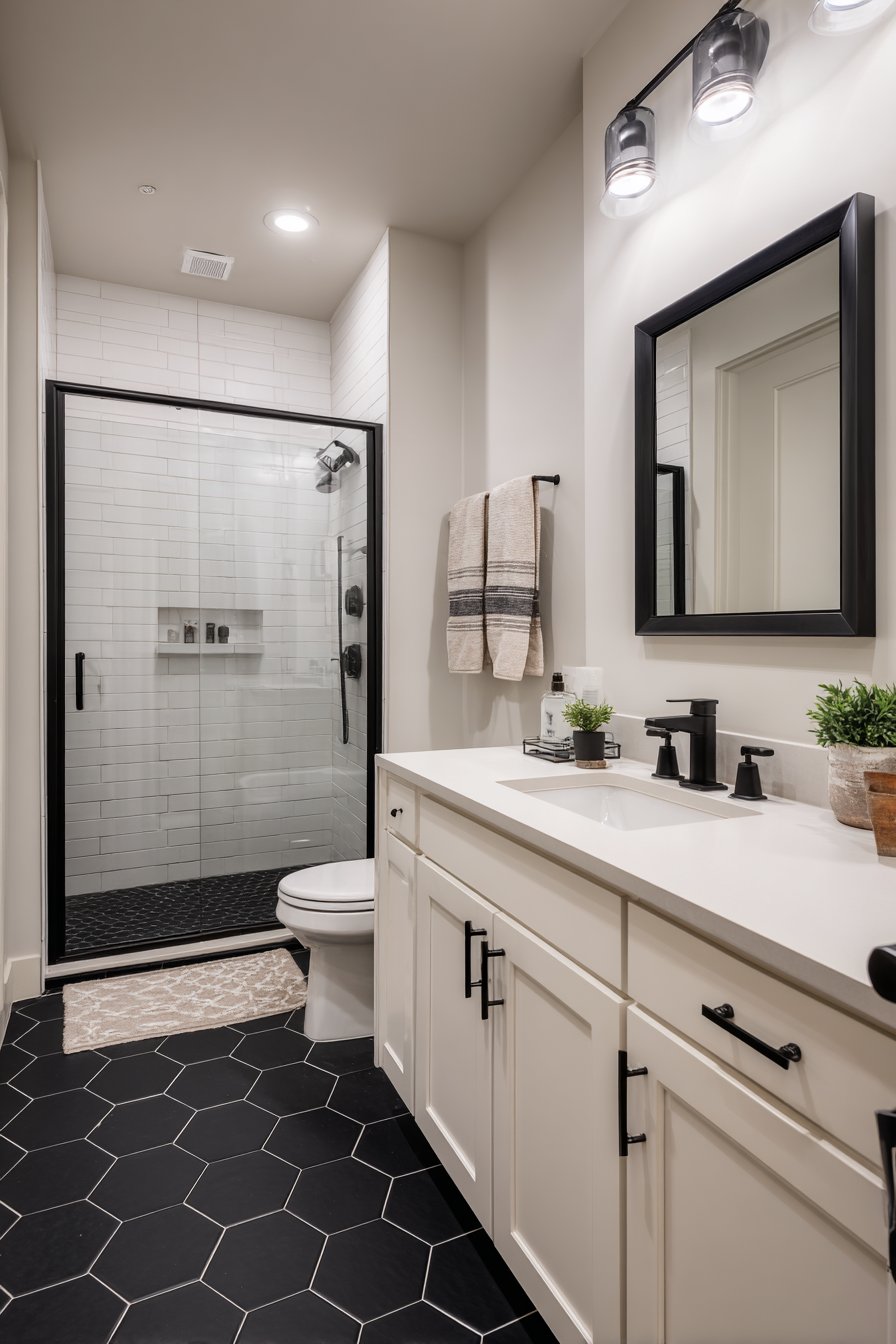 Contemporary Black and White Graphic Contrast