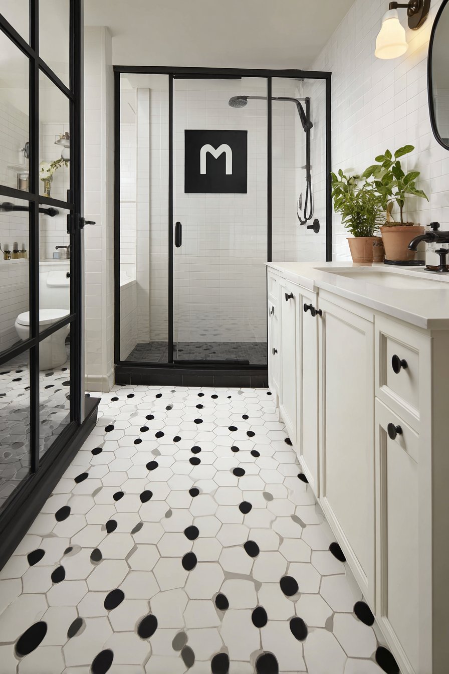 Contemporary Black and White Graphic Contrast