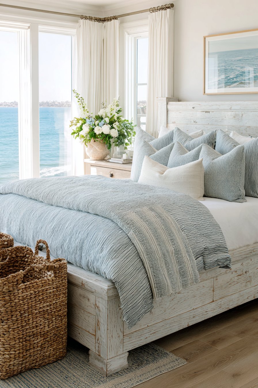 Breezy Coastal Relaxation with Natural Textures