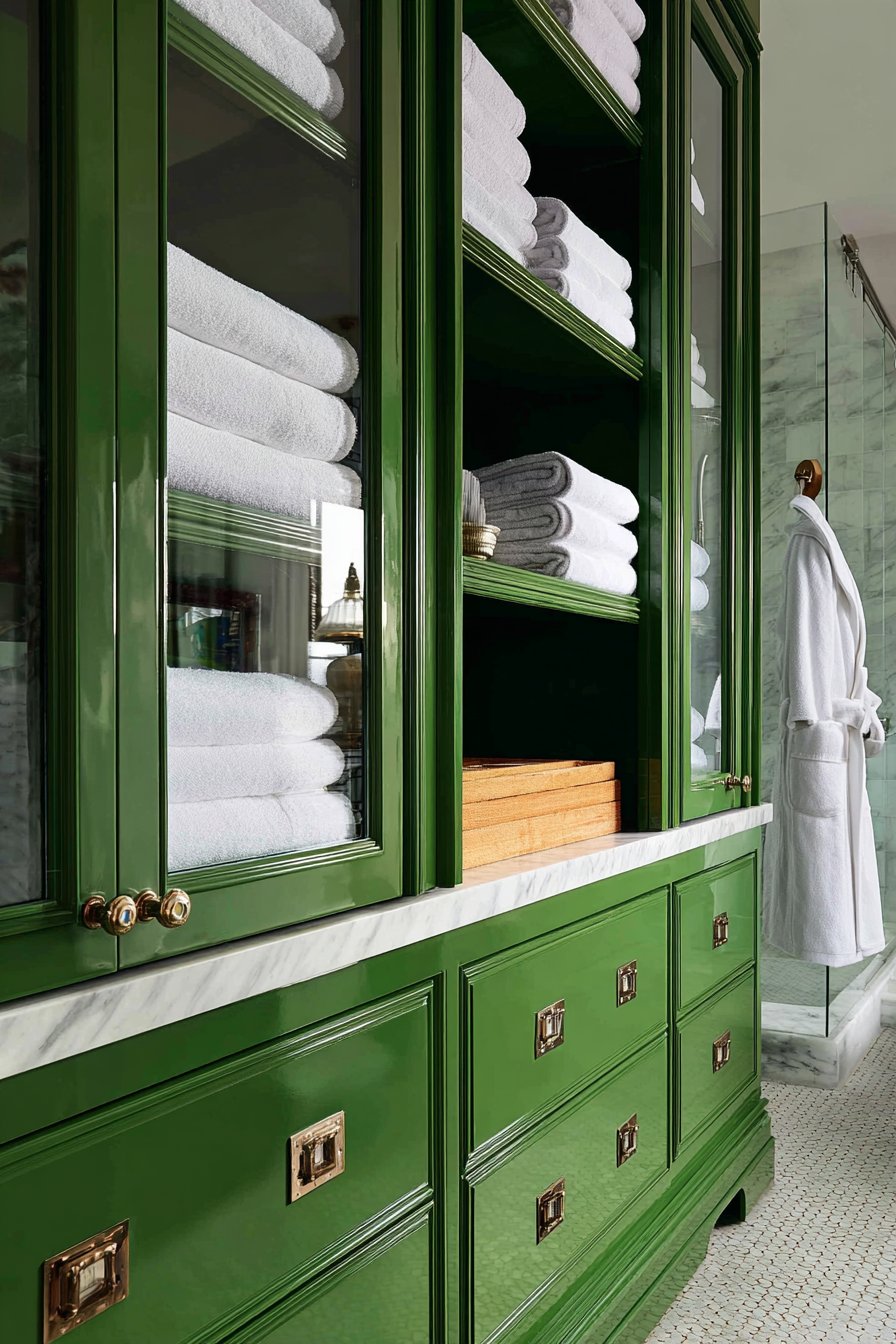 Organized Luxury with Emerald Built-In Storage