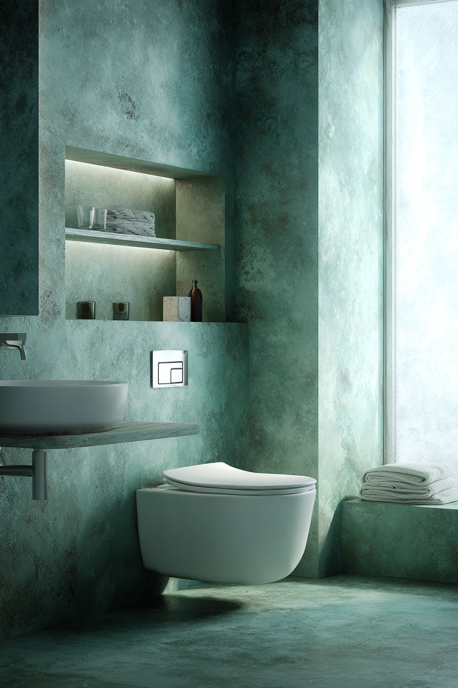 Minimalist Eucalyptus Green Seamless Design