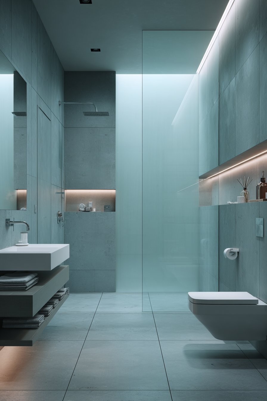 Minimalist Eucalyptus Green Seamless Design