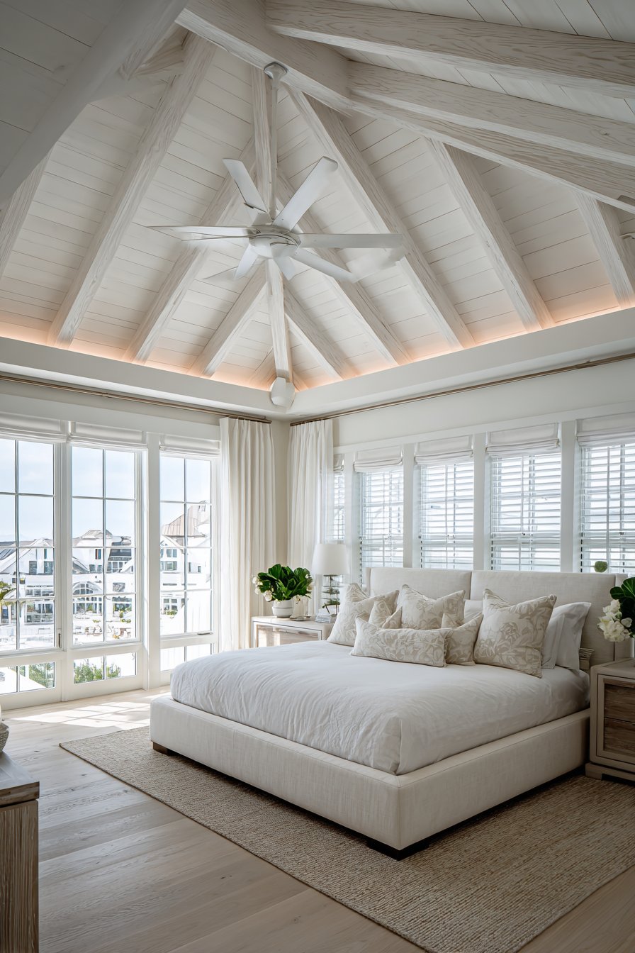 Ceiling-Focused Illumination Strategy