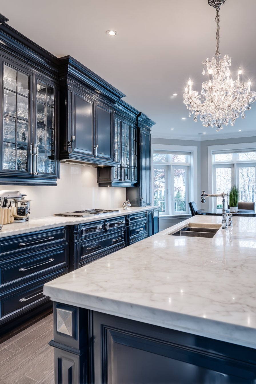 Luxury Midnight Blue Refined Sophistication