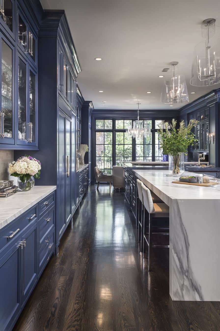 Luxury Midnight Blue Refined Sophistication