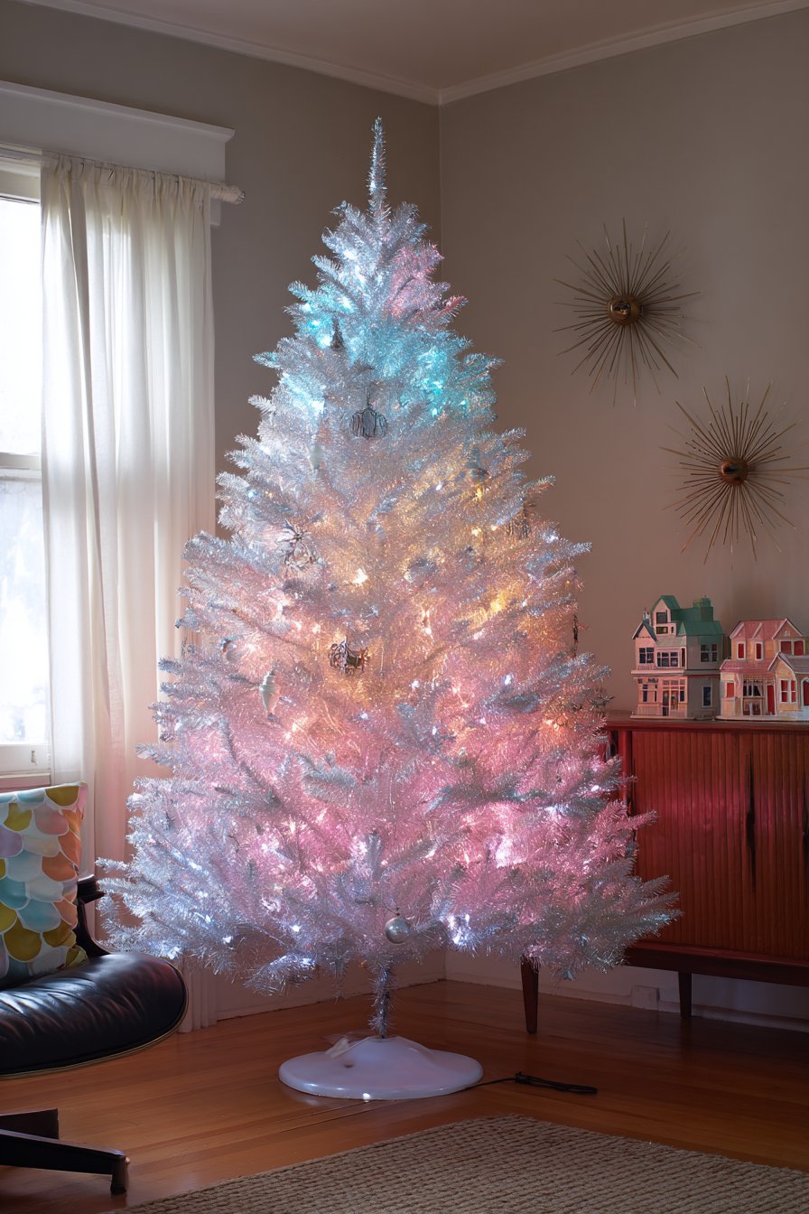 Mid-Century Modern Christmas with Retro Color Wheel