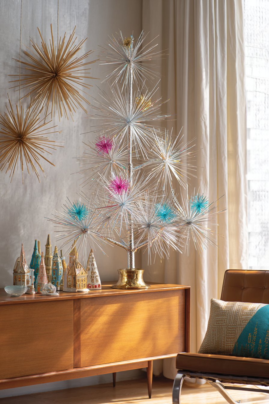 Mid-Century Modern Christmas with Retro Color Wheel