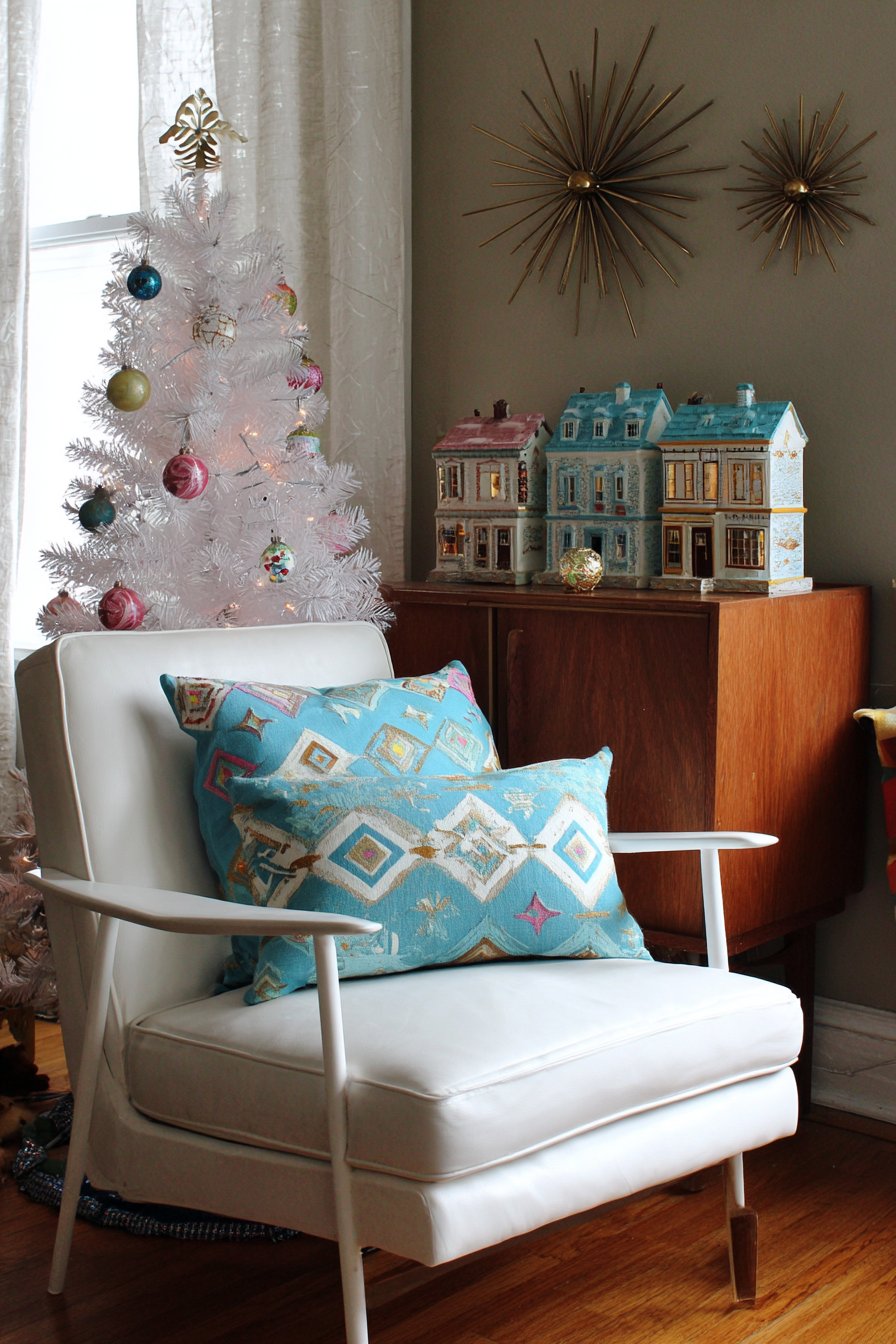 Mid-Century Modern Christmas with Retro Color Wheel