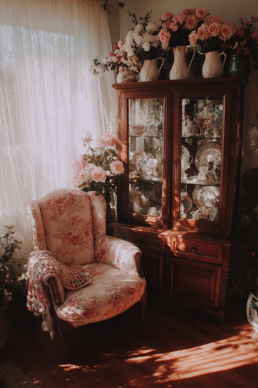 Heirloom Display with Romantic Touches