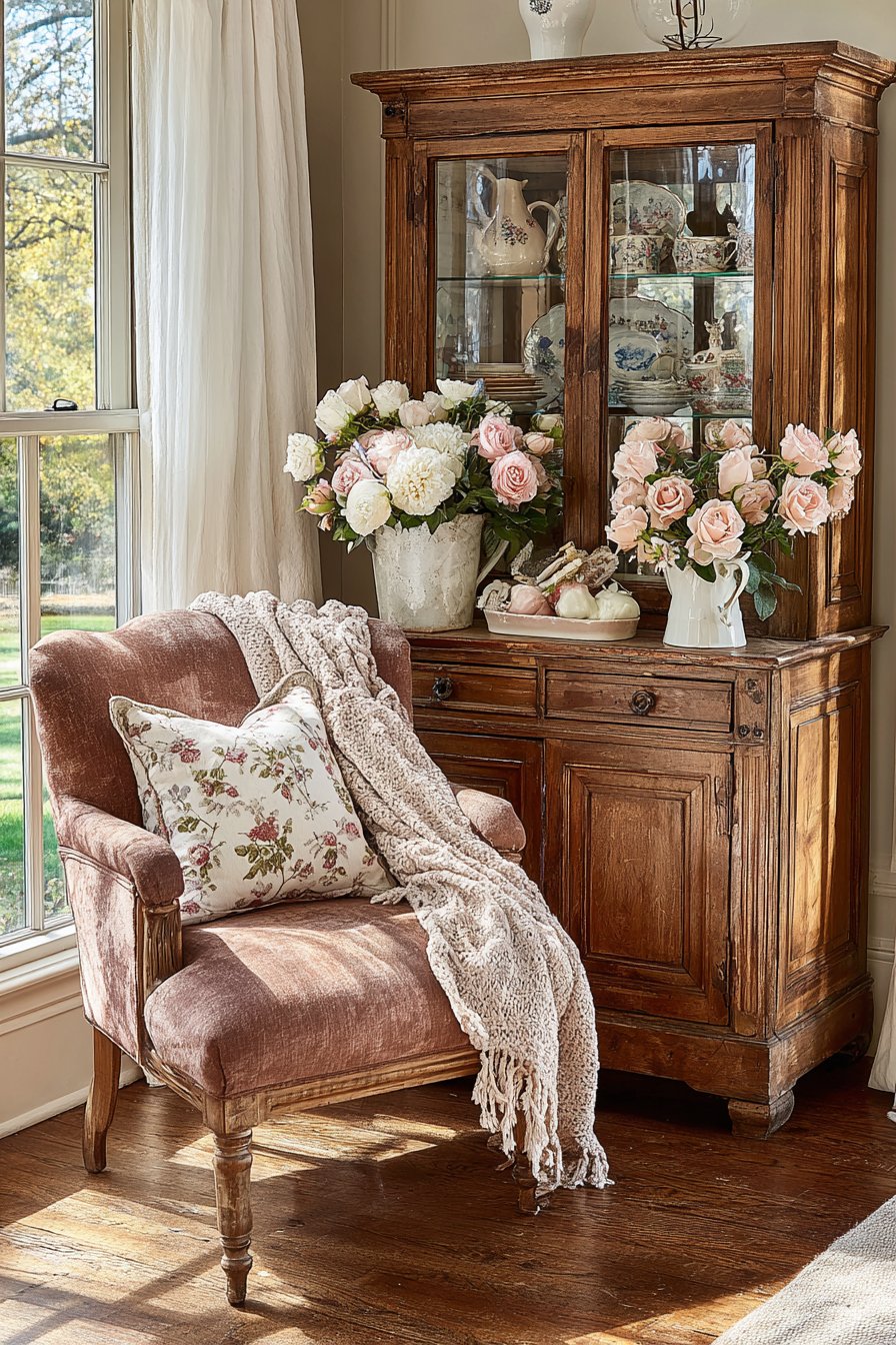 Heirloom Display with Romantic Touches