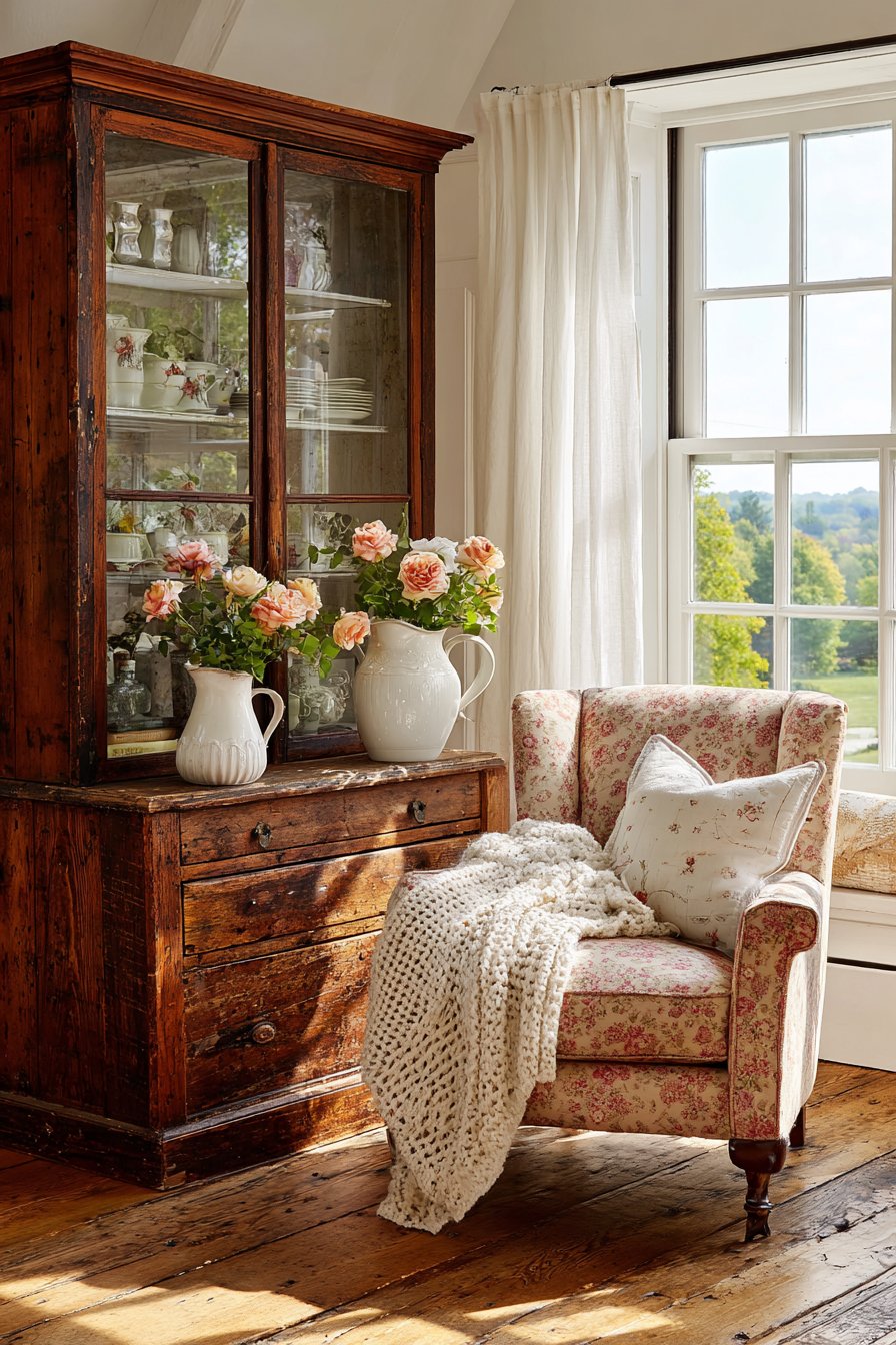 Heirloom Display with Romantic Touches