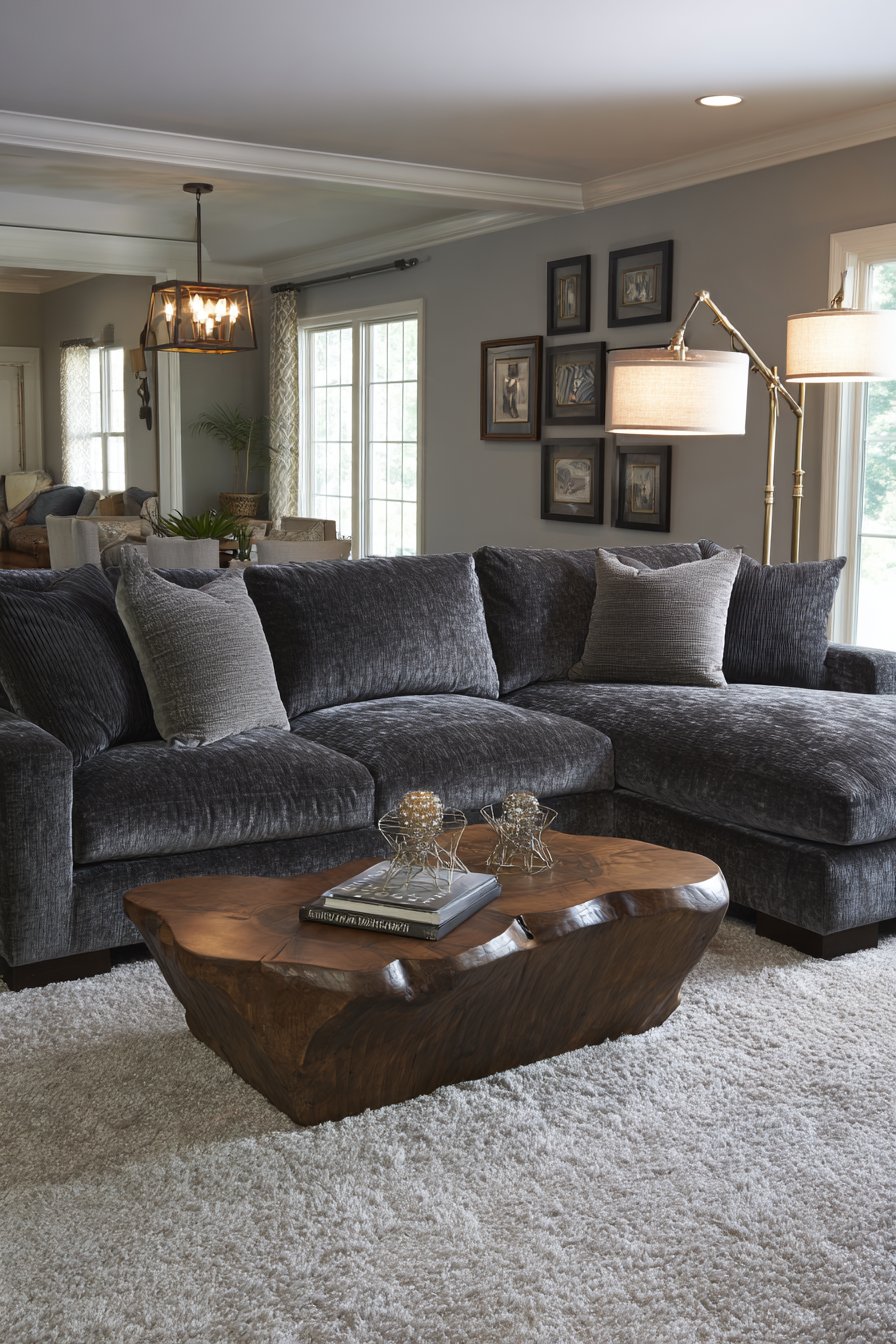 Warm Contemporary with Layered Lighting