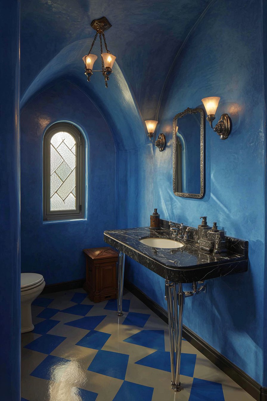 Textured Prussian Blue with Vintage Soul