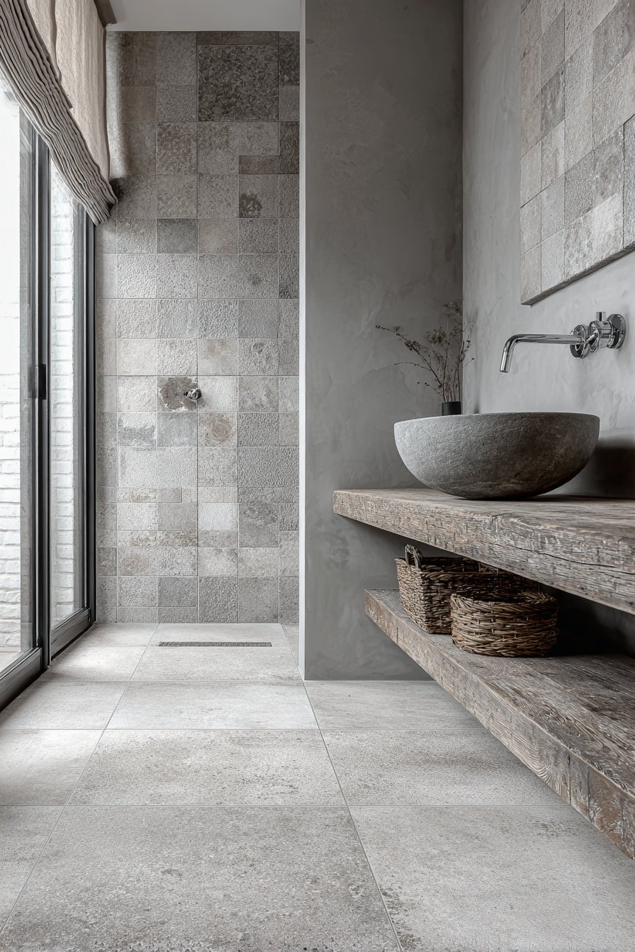 Textural Grey Materials for Visual Richness