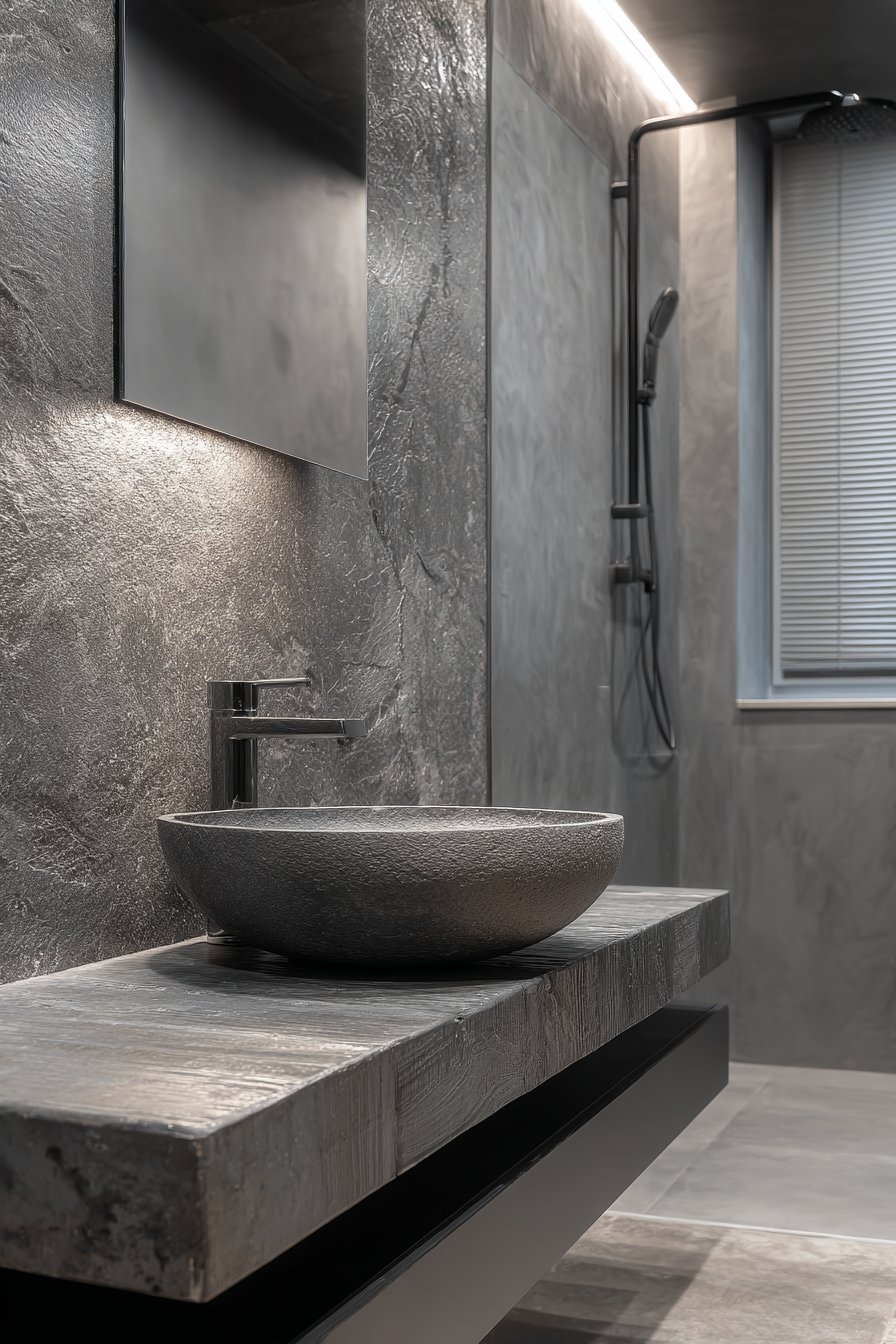 Textural Grey Materials for Visual Richness