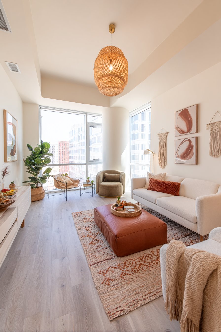 Complete Modern Boho Color Palette and Material Symphony