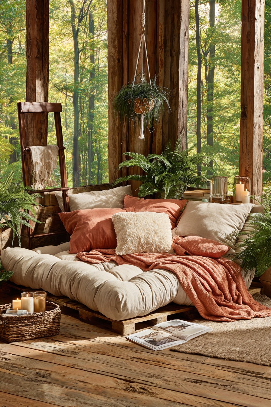  Daybed Reading Retreat with Garden Views